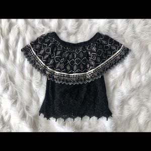 Hemant & Nandita - Off the shoulder Black Top